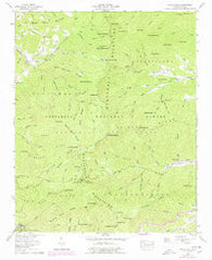 Wayah Bald North Carolina Historical topographic map, 1:24000 scale, 7.5 X 7.5 Minute, Year 1957