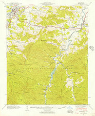 Waynesville North Carolina Historical topographic map, 1:24000 scale, 7.5 X 7.5 Minute, Year 1941