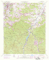 Waynesville North Carolina Historical topographic map, 1:24000 scale, 7.5 X 7.5 Minute, Year 1941