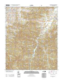 Waynesville North Carolina Historical topographic map, 1:24000 scale, 7.5 X 7.5 Minute, Year 2013