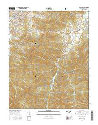 Waynesville North Carolina Current topographic map, 1:24000 scale, 7.5 X 7.5 Minute, Year 2016