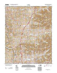 Weaverville North Carolina Historical topographic map, 1:24000 scale, 7.5 X 7.5 Minute, Year 2013