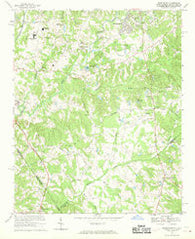 Weddington North Carolina Historical topographic map, 1:24000 scale, 7.5 X 7.5 Minute, Year 1968