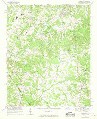 Weddington North Carolina Historical topographic map, 1:24000 scale, 7.5 X 7.5 Minute, Year 1968