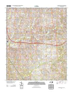 Weddington North Carolina Historical topographic map, 1:24000 scale, 7.5 X 7.5 Minute, Year 2013