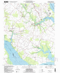 Weeksville North Carolina Historical topographic map, 1:24000 scale, 7.5 X 7.5 Minute, Year 1997