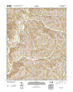 Welcome North Carolina Historical topographic map, 1:24000 scale, 7.5 X 7.5 Minute, Year 2013