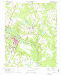 Weldon North Carolina Historical topographic map, 1:24000 scale, 7.5 X 7.5 Minute, Year 1974