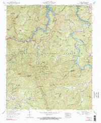 Wesser North Carolina Historical topographic map, 1:24000 scale, 7.5 X 7.5 Minute, Year 1961