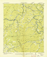 Wesser North Carolina Historical topographic map, 1:24000 scale, 7.5 X 7.5 Minute, Year 1936