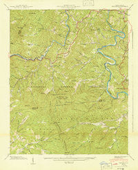 Wesser North Carolina Historical topographic map, 1:24000 scale, 7.5 X 7.5 Minute, Year 1940