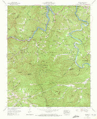 Wesser North Carolina Historical topographic map, 1:24000 scale, 7.5 X 7.5 Minute, Year 1961