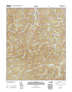 Wesser North Carolina Historical topographic map, 1:24000 scale, 7.5 X 7.5 Minute, Year 2013