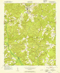 West End North Carolina Historical topographic map, 1:24000 scale, 7.5 X 7.5 Minute, Year 1949