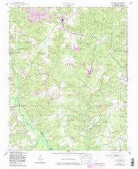 West End North Carolina Historical topographic map, 1:24000 scale, 7.5 X 7.5 Minute, Year 1949