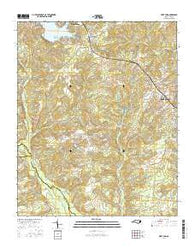 West End North Carolina Current topographic map, 1:24000 scale, 7.5 X 7.5 Minute, Year 2016