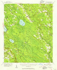 White Lake North Carolina Historical topographic map, 1:62500 scale, 15 X 15 Minute, Year 1954