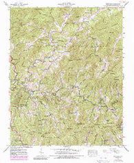 White Rock North Carolina Historical topographic map, 1:24000 scale, 7.5 X 7.5 Minute, Year 1939