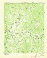 White Rock North Carolina Historical topographic map, 1:24000 scale, 7.5 X 7.5 Minute, Year 1936