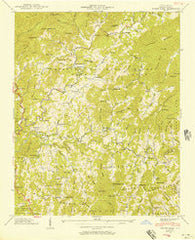 White Rock North Carolina Historical topographic map, 1:24000 scale, 7.5 X 7.5 Minute, Year 1939