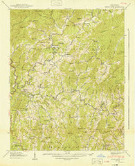 White Rock North Carolina Historical topographic map, 1:24000 scale, 7.5 X 7.5 Minute, Year 1940