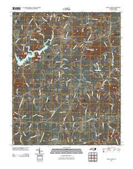 White Cross North Carolina Historical topographic map, 1:24000 scale, 7.5 X 7.5 Minute, Year 2010