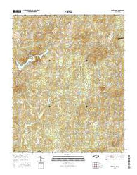 White Cross North Carolina Current topographic map, 1:24000 scale, 7.5 X 7.5 Minute, Year 2016
