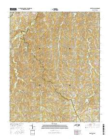 White Hill North Carolina Current topographic map, 1:24000 scale, 7.5 X 7.5 Minute, Year 2016