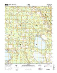 White Lake North Carolina Current topographic map, 1:24000 scale, 7.5 X 7.5 Minute, Year 2016