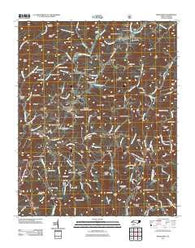 White Rock North Carolina Historical topographic map, 1:24000 scale, 7.5 X 7.5 Minute, Year 2011