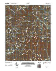 Whitehead North Carolina Historical topographic map, 1:24000 scale, 7.5 X 7.5 Minute, Year 2010