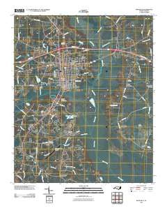 Whiteville North Carolina Historical topographic map, 1:24000 scale, 7.5 X 7.5 Minute, Year 2010