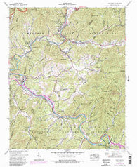 Whittier North Carolina Historical topographic map, 1:24000 scale, 7.5 X 7.5 Minute, Year 1967