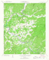 Whittier North Carolina Historical topographic map, 1:24000 scale, 7.5 X 7.5 Minute, Year 1940