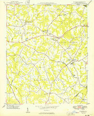 Wilgrove North Carolina Historical topographic map, 1:24000 scale, 7.5 X 7.5 Minute, Year 1949