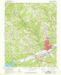 Wilkesboro North Carolina Historical topographic map, 1:24000 scale, 7.5 X 7.5 Minute, Year 1966