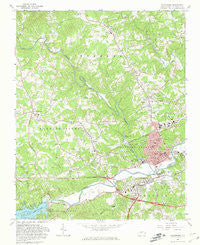 Wilkesboro North Carolina Historical topographic map, 1:24000 scale, 7.5 X 7.5 Minute, Year 1966