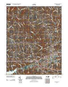Wilkesboro North Carolina Historical topographic map, 1:24000 scale, 7.5 X 7.5 Minute, Year 2010