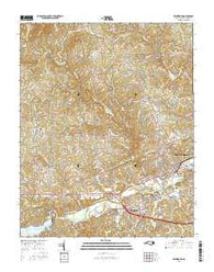 Wilkesboro North Carolina Current topographic map, 1:24000 scale, 7.5 X 7.5 Minute, Year 2016