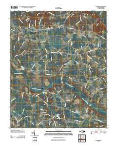 Williams North Carolina Historical topographic map, 1:24000 scale, 7.5 X 7.5 Minute, Year 2010