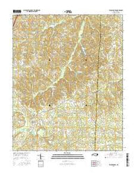 Williamsburg North Carolina Current topographic map, 1:24000 scale, 7.5 X 7.5 Minute, Year 2016