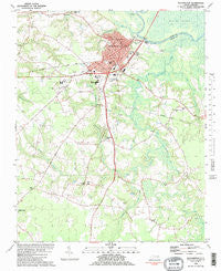 Williamston North Carolina Historical topographic map, 1:24000 scale, 7.5 X 7.5 Minute, Year 1982
