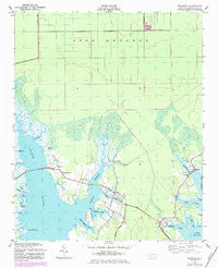 Williston North Carolina Historical topographic map, 1:24000 scale, 7.5 X 7.5 Minute, Year 1949