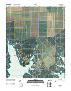 Williston North Carolina Historical topographic map, 1:24000 scale, 7.5 X 7.5 Minute, Year 2010