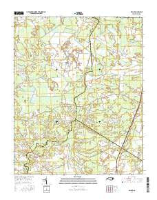 Wilmar North Carolina Current topographic map, 1:24000 scale, 7.5 X 7.5 Minute, Year 2016