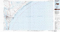 Wilmington North Carolina Historical topographic map, 1:100000 scale, 30 X 60 Minute, Year 1984
