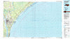 Wilmington North Carolina Historical topographic map, 1:100000 scale, 30 X 60 Minute, Year 1990