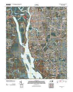 Wilmington North Carolina Historical topographic map, 1:24000 scale, 7.5 X 7.5 Minute, Year 2010