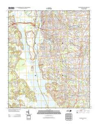 Wilmington North Carolina Historical topographic map, 1:24000 scale, 7.5 X 7.5 Minute, Year 2013