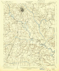 Wilson North Carolina Historical topographic map, 1:62500 scale, 15 X 15 Minute, Year 1904